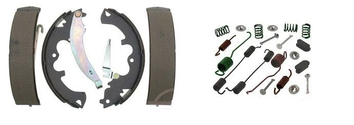 Ford Escape Mazda Tribute 2008-2012  Rear brake shoe set w/ spring kit