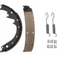 Brake shoes with spring kit Pontiac 1940-1954 REAR 11 x 1 3/4 BONDED brake shoe