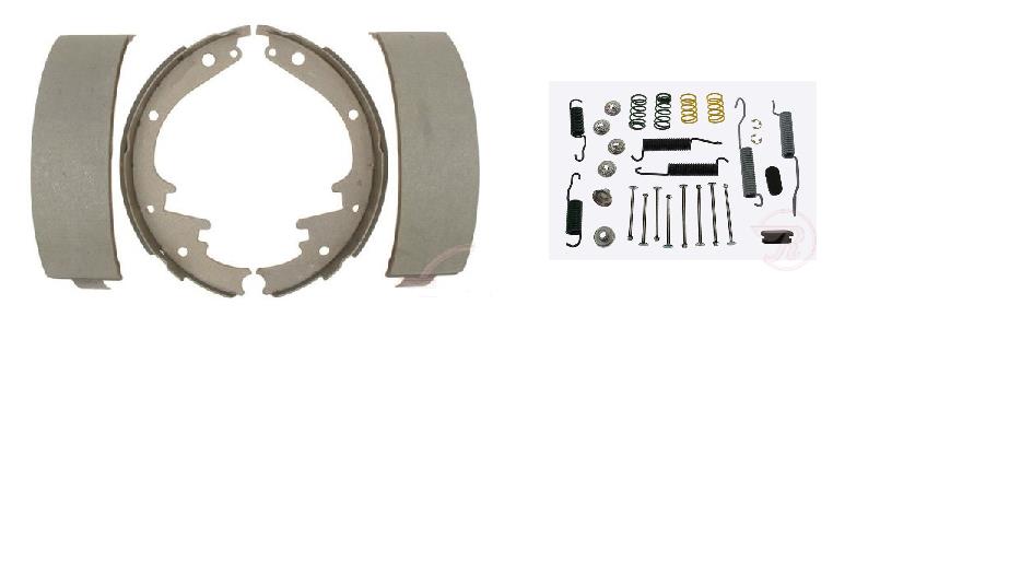Brake shoe with wheel cylinder & spring kit Chevrolet Full Size front 1959-1964