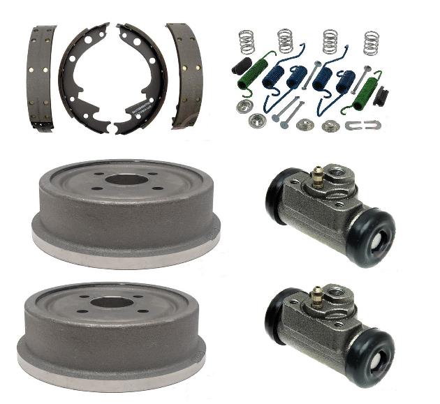 Brake shoe kit Mustang 1964-1970 Shoes Drums cylinder spring kit 6 cylinder Rear
