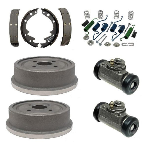 Mustang brake shoe kit 1964-1970 Shoes Drums cylinder spring kit 6 cylinder Rear