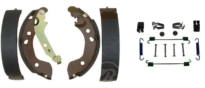 Brake Shoes with  Spring kit Fits Nissan Versa & Versa Note 1.6 engine REAR