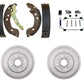 Brake Shoe Drum with Spring kit Fits Nissan Versa & Versa Note 1.6 engine REAR