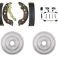 Brake Shoe Drum with Spring kit Fits Nissan Versa & Versa Note 1.6 engine REAR