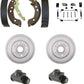 Brake Shoe Drum wheel cylinder Spring kit Fit Nissan Versa Versa Note 1.6 eng
