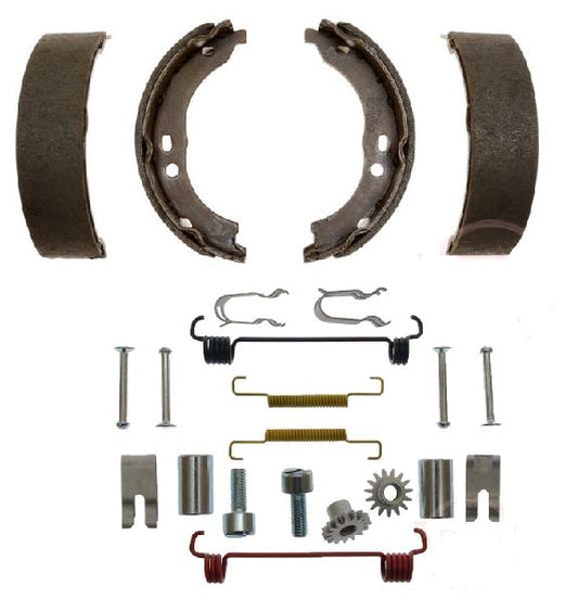 Parking brake shoe with spring kit Fits 2013-2019 Chevrolet Silverado 2500 3500