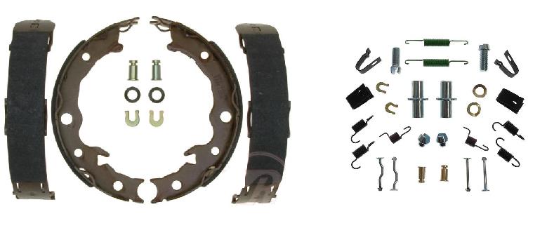Parking brake shoe with spring kit Fits Subaru 2012-2023 Forester Crosstrek