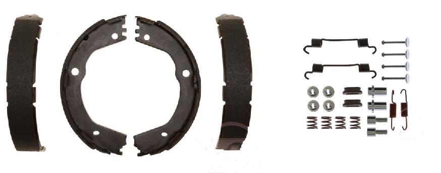 Parking brake shoe with spring kit Fits Chevrolet Colorado GMC Canyon 2015-2022