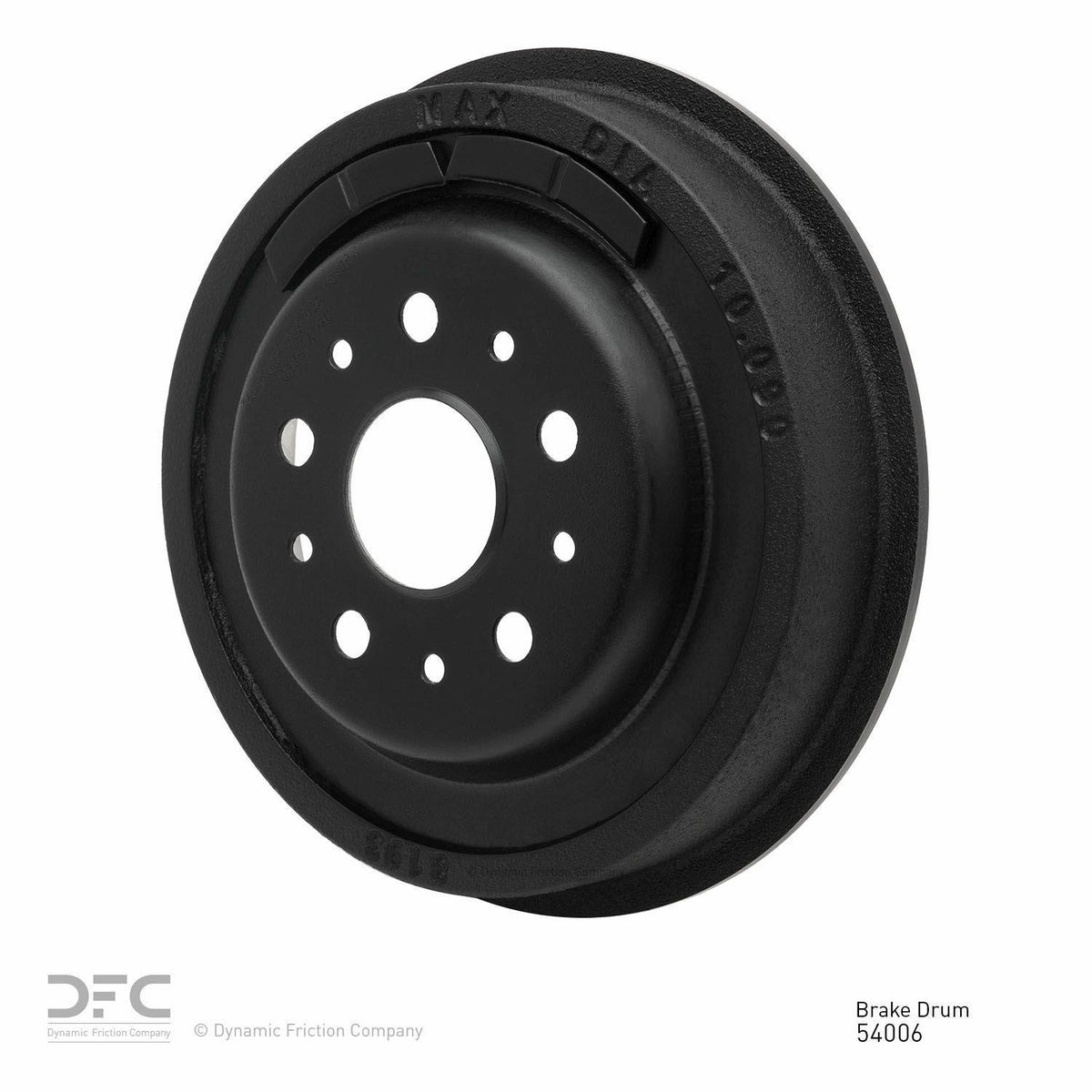 Brake drum set 2 drums Fits Ford Mustang rear 1964-1972 10 x 1 3/4 inch