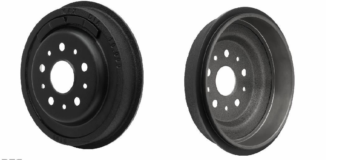 Brake drum set 2 drums Fits Ford Mustang rear 1964-1972 10 x 1 3/4 inch