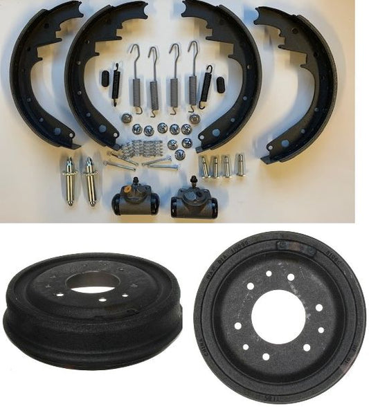 Brake Drum Shoe kit with cylinder Hdwr Fit Chevrolet 3100 1/2 ton REAR 1951-1954