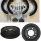 Brake Drum Shoe kit with cylinder Hdwr Fit Chevrolet 3100 1/2 ton REAR 1955-1958