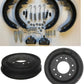 Brake Drum Shoe kit with cylinder Hdwr Fit Chevrolet 3100 1/2 ton REAR 1955-1958
