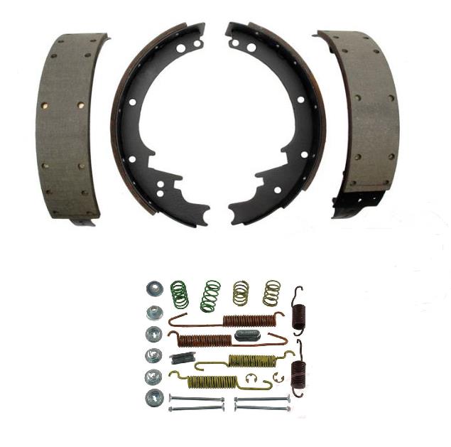 Brake shoe with spring kit Cadillac Deville Fleetwood 1969 1970 12 x 2 1/2 REAR