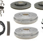 Ceramic pads Rotors Brake Shoe Drum spring kit  fits 2007-2014 Cube Sentra Versa