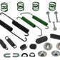 Ceramic pads Rotors Brake Shoe Drum spring kit  fits 2007-2014 Cube Sentra Versa