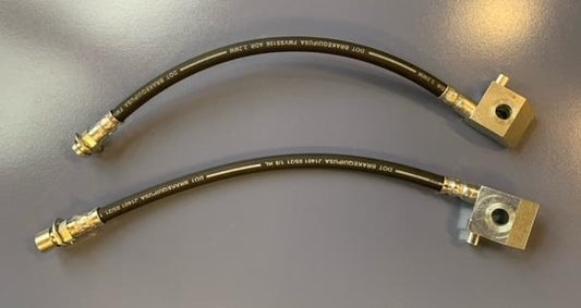 FRONT Brake hose set 1/2 ton Chevrolet GMC 1971 1972 Truck  Made in USA OE Style