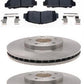 Front Brake Kit Ceramic Pads Rotors Hardware Fits ACURA CL TL and TSX 1999-2010