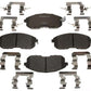 Disc brake Rotor Ceramic Pads & Hardware Fit Nissan JUKE 2011-2017 FRONT