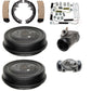 Brake Shoe Drum kit springs wheel cylinder Dodge Dart Barracuda 1965-1969 FRONT