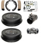 Brake Shoe Drum kit springs wheel cylinder Dodge Dart Barracuda 1965-1969 FRONT