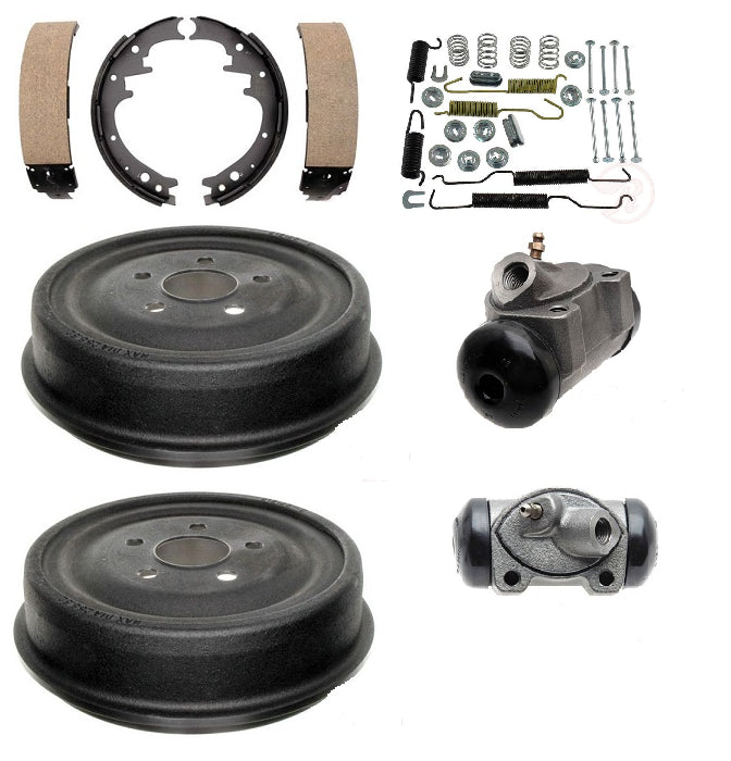 Brake Shoe Drum kit springs wheel cylinder Dodge Dart Barracuda 1965-1969 FRONT