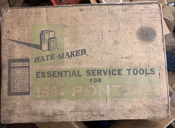 Kent Moore KM Rate Maker Essential Service Tools 1964 Pontiac dealer tool set