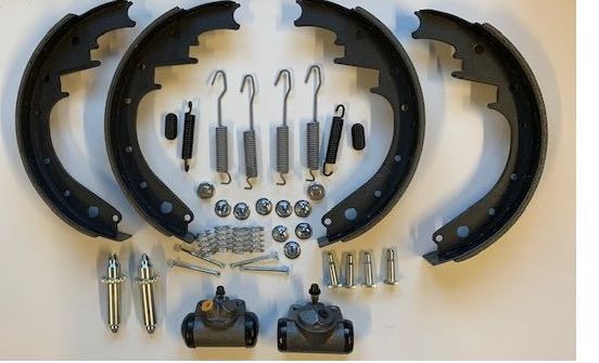 Brake Shoe kit with cylinder hardware Fit Chevrolet 3100 1/2 ton 1951-1959 FRONT