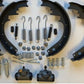 Brake Shoe kit with cylinder hardware Fit Chevrolet Bel Air Corvette FRONT