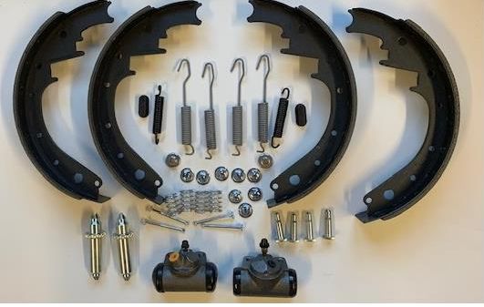 Brake Shoe kit with cylinder Hardware Fit Chevrolet 3100 1/2 ton REAR 1955-1958