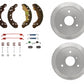 Brake Shoe Kit Drums and spring kit Smart Car Fortwo 2008-2015 REAR