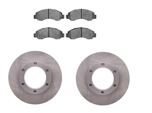 Disc brake pad and rotor kit Fits 1994-2010 Nissan UD Model 1400 FRONT