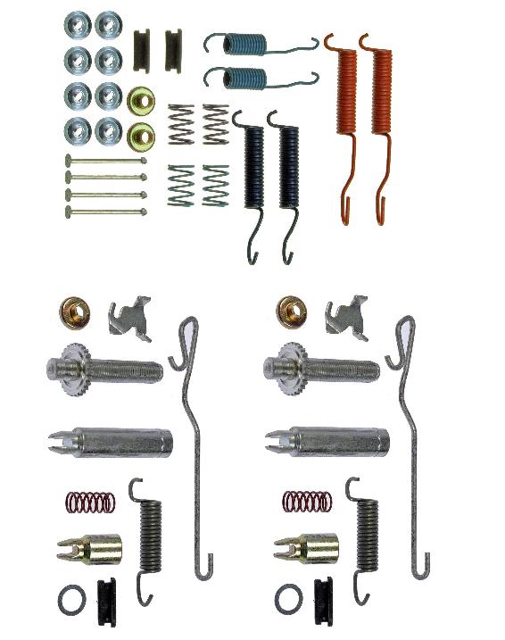 Chevrolet GMC truck brake adjusters with spring kit rear 1965-1973