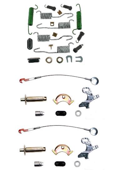 Brake spring & adjuster kit Dodge Dart Plymouth 6 cylinder 1963-1976  9x2 FRONT