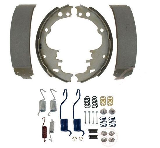 Chevrolet Pontiac Brake Shoe with spring kit REAR 1964-1975 9 1/2 inch brakes