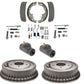65-75 GM Rear Drums Shoes Hardware Wheel Cylinder Brake Rebuild Kit Set