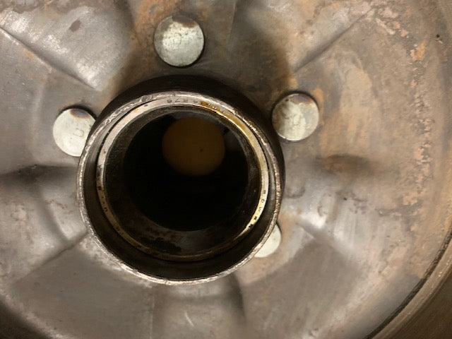 Dodge passenger FRONT brake drum and hub 1938-1954 NOS LEFT front 11 x 2 inch