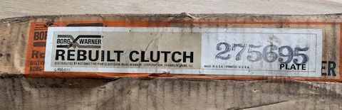 Clutch Disc Mack truck 1946-1953 Model B20P A20H EQ 45A  13 inch Rigid Disc