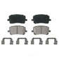 Rotor Drum Ceramic Pad Brak shoes fits 2003-2008 Toyota Corolla Made in USA only