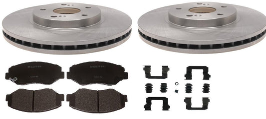 Rotor brake kit 2007-2016 pads rotors & hardware fits Caliber & 200 FRONT