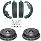 Brake Shoe Drums and springs Fit Chevrolet S-10 GMC S-15 Plus LLV 1992-2003