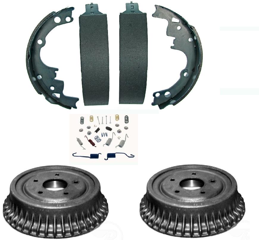 Brake Shoe Drums and springs Fit Chevrolet Camaro Pontiac Firebird 1993-1997