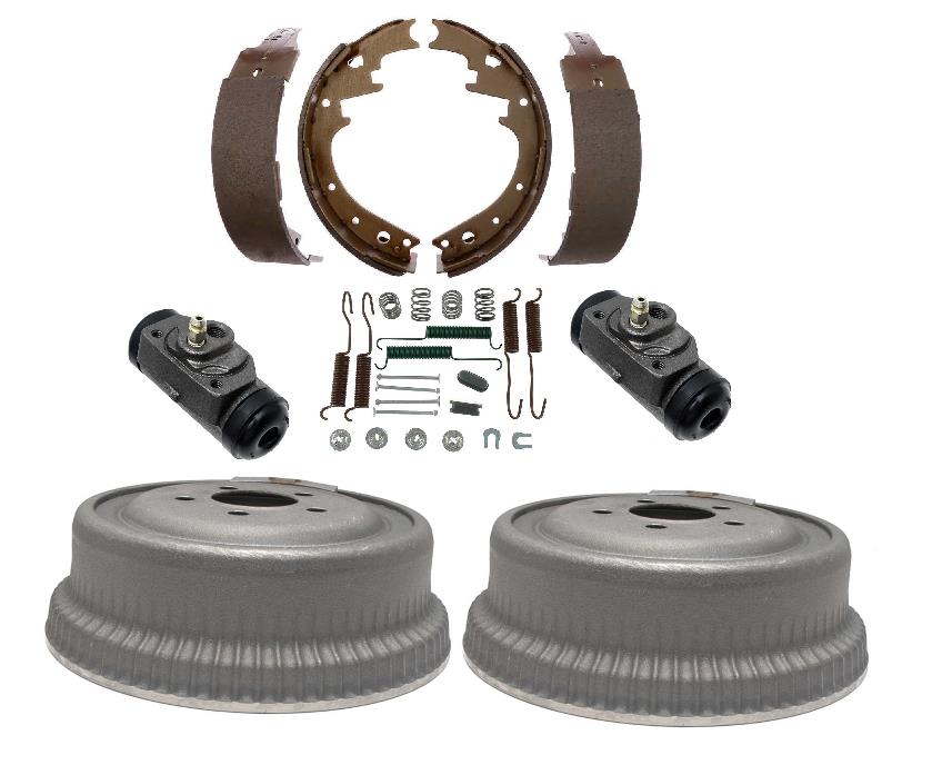 Brake Shoe Drum and springs Dodge truck 1975-1984 B100 D100 W100 size 11 x 2 1/2
