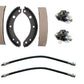 Brake shoes Wheel cylinder and hose Chevrolet Car 1936-1950 FRONT 11 x 1 3/4