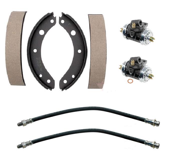 Brake shoes Wheel cylinder and hose Chevrolet Car 1936-1950 FRONT 11 x 1 3/4