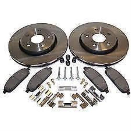 Brake kit rotors pads & hardware Fits: Sentra 2000-2006